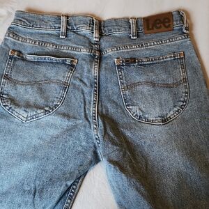 Lee Men's Light Blue Straight Jeans